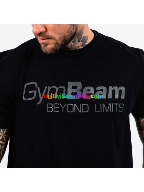 Beyond Limits fekete póló - (XL) - GymBeam