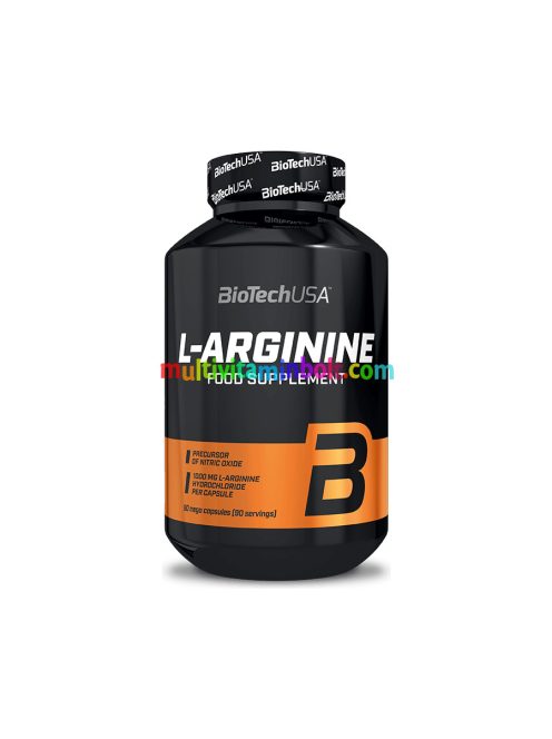 L-Arginine 90 kapszula - BioTech USA