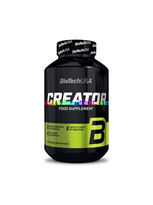 CreaTor 120 kapszula - BioTech USA