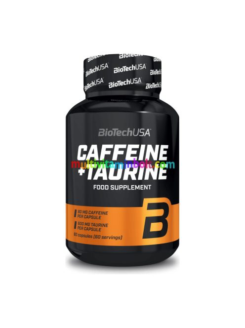 Caffeine and Taurine 60 kapszula - BioTech USA