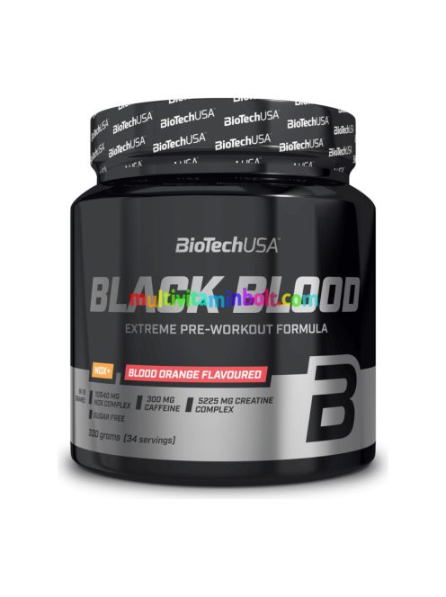 Black Blood NOX+ 330g vérnarancs - BioTech USA