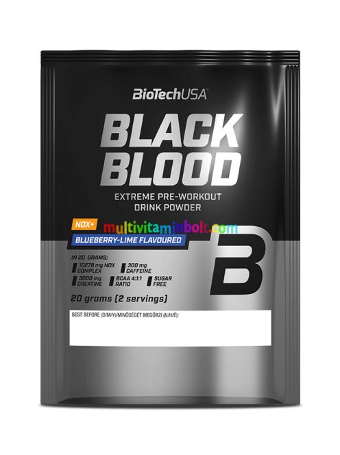 Black Blood NOX+ 19g áfonya-lime - BioTech USA