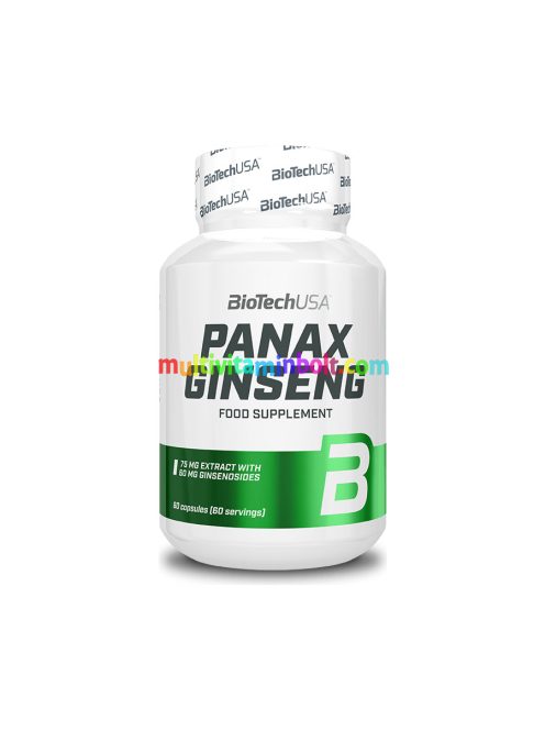 Panax Ginseng 60 kapszula - BioTech USA