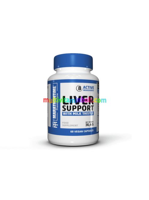 Liver Support - májvédő Komplex Vegán formula 8 értékes összetevővel - Marathontime