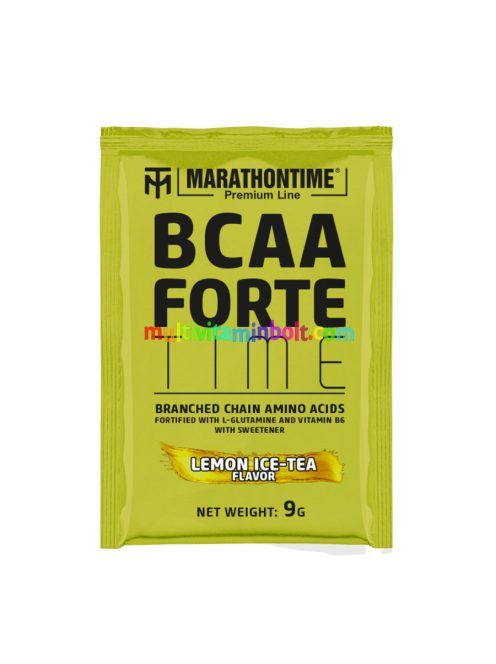 BCAA Forte Time 9 g - citromos jeges-tea - Marathontime