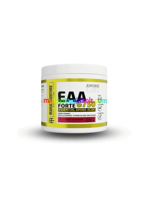 EAA Forte esszenciális aminosav italpor, l-Glutaminnal, steviaval, gyümölcsös ízekben - 270 g - Marathontime