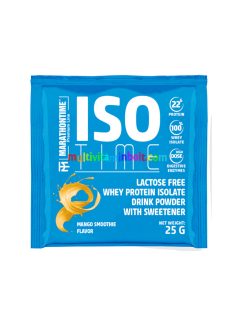   iso time mango smoothie fehérjeIzolátum laktázenzimmel dúsítva 25 g - Marathontime