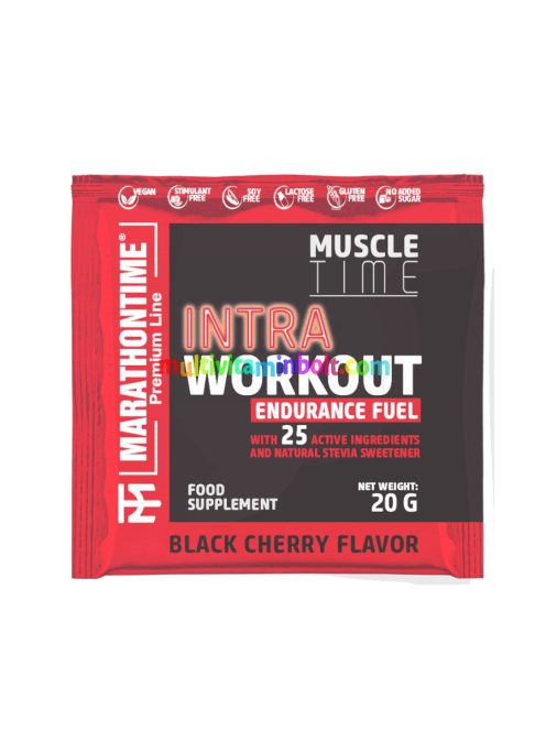 Intra Workout koffeinmentes energizáló 20 g - fekete cseresznye - Marathontime