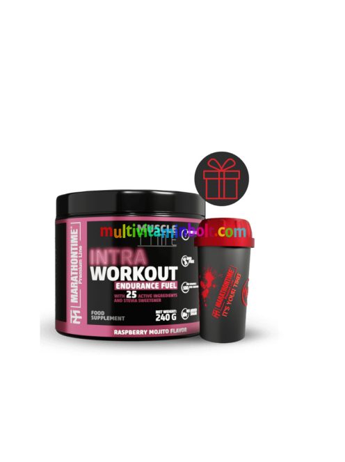 Intra Workout koffeinmentes energizáló 240 g - málna mojito - Marathontime