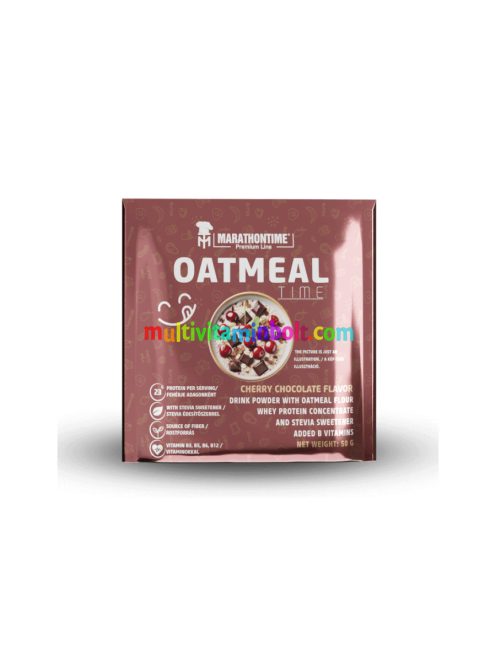 oatmeal, fehérjés zabpehely Steviával - 50 g - meggyes csoki - Marathontime