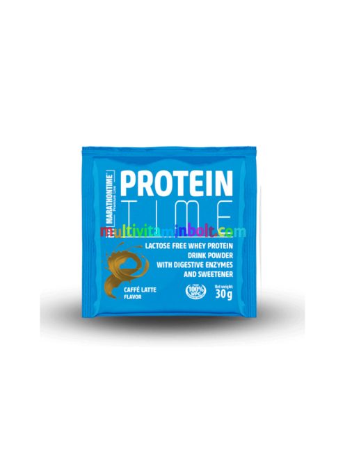 Protein Time Laktázenzimmel Dúsított fehérje Caffé Latte íz 30 g - Marathontime