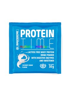   Protein Time Laktázenzimmel Dúsított fehérje kókuszkrémes íz 30 g - Marathontime