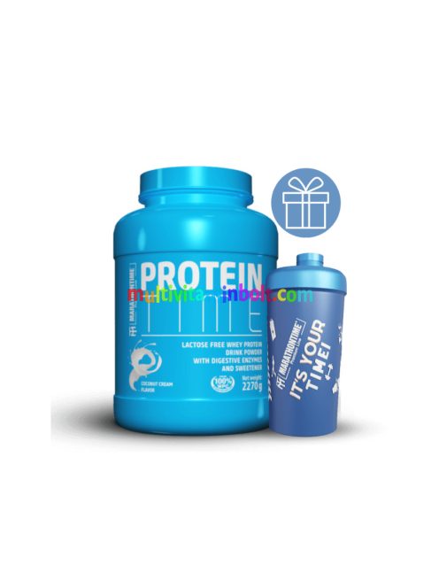 Protein Time Laktázenzimmel Dúsított fehérje kókuszkrémes íz 2270 g - Marathontime