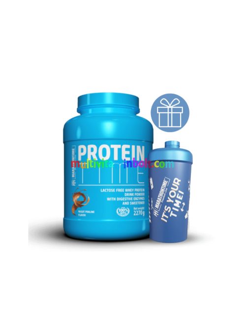 Protein Time Laktázenzimmel Dúsított fehérje nugát praliné íz 2270 g - Marathontime