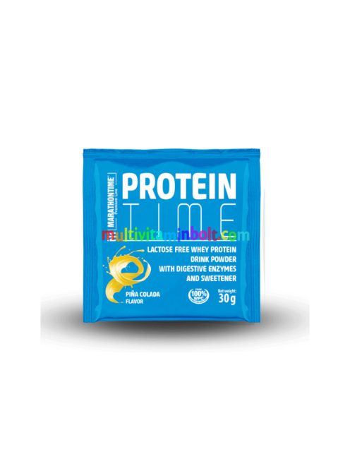 Protein Time Laktázenzimmel Dúsított fehérje pina colada íz 30 g - Marathontime