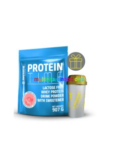   Protein Time Laktázenzimmel Dúsított fehérje fehér csokoládé - eper íz 907 g - Marathontime