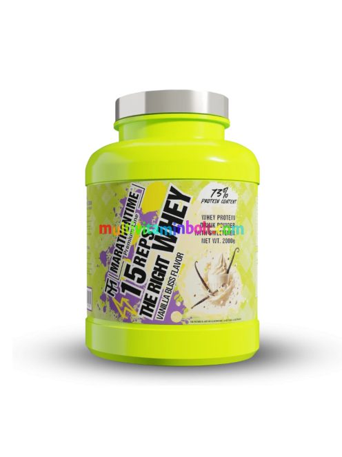 15 REPS THE RIGHT WHEY Fehérje Koncentrátum - 2000 g - ananász mangó - Marathontime