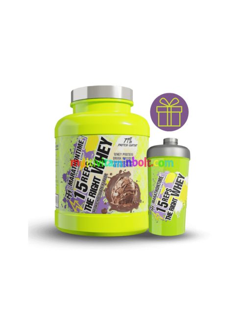 15 REPS THE RIGHT WHEY Fehérje Koncentrátum - 2000 g - tejcsokoládé - Marathontime