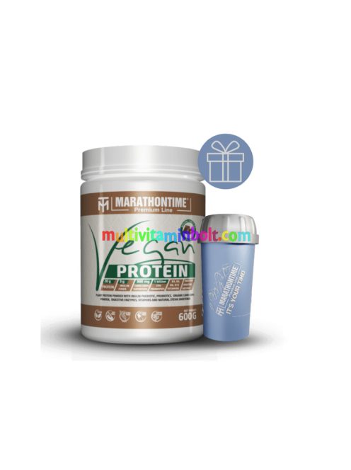 Prémium Vegán protein - csokoládé 600 g - Marathontime