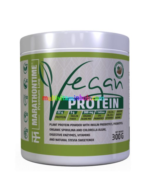 Prémium Vegán protein-pisztácia 300 g - Marathontime