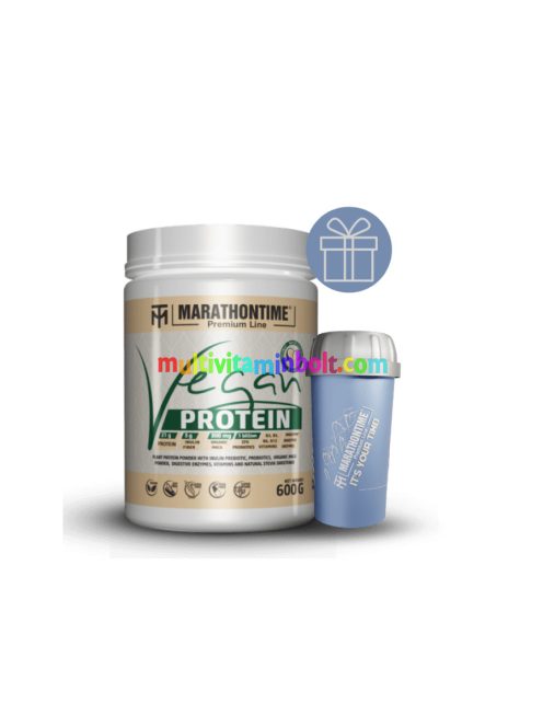 Prémium Vegán protein - fehér csokoládé - kókusz 600 g - Marathontime