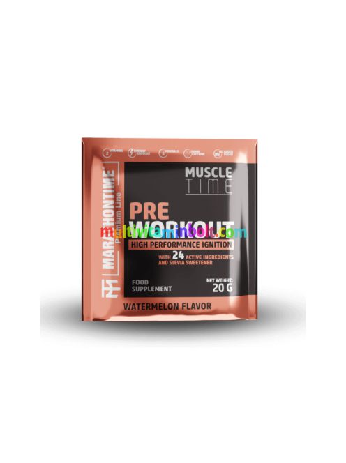 Pre Workout Edzés Előtti Energizáló 20 g - görögdinnye ízben - Marathontime