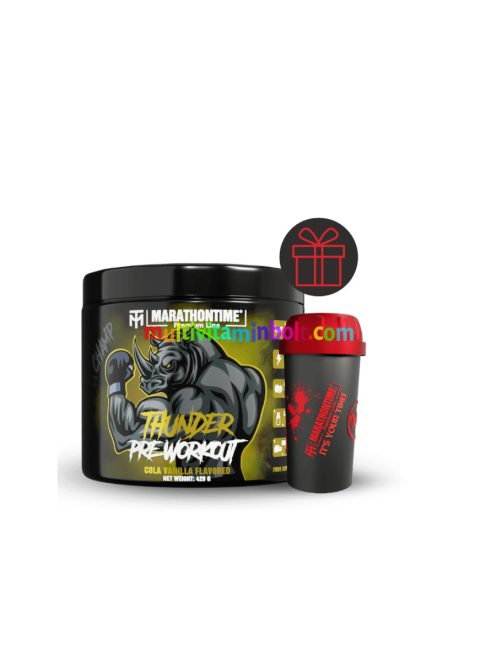 THUNDER Pre-Workout Edzés Előtti Energizáló 350 g - vaníliás kóla - Marathontime