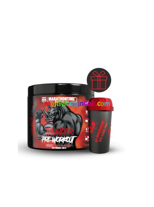 THUNDER Pre-Workout Edzés Előtti Energizáló 350 g - 2 ízben, 2 kiszerelésben - Marathontime