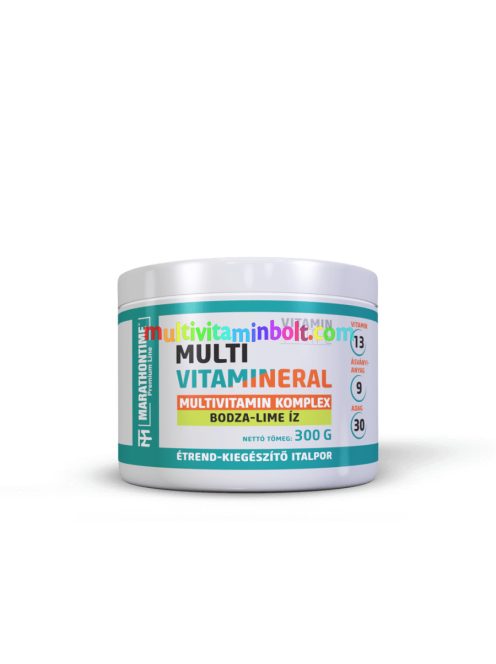 Multivitamin italpor 13 vitaminnal 10 ásványi anyaggal, Steviával - Marathontime