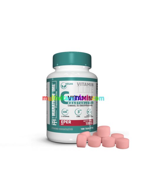 C-Vitamin rágóTabletta hozzáadott Cinkkel - gyümölcsös ízekben - Marathontime