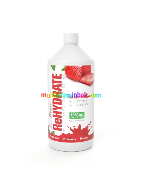 ReHydrate izotóniás ital - 1000 ml - eper - GymBeam