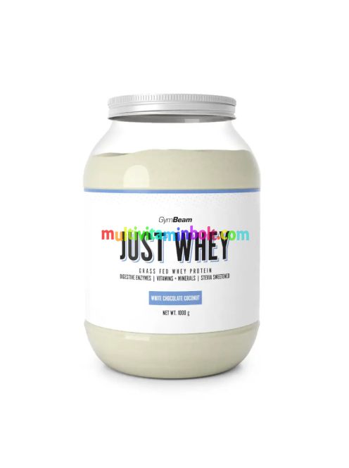 Just Whey fehérje - 1000 g - fehércsoki kókusz - GymBeam