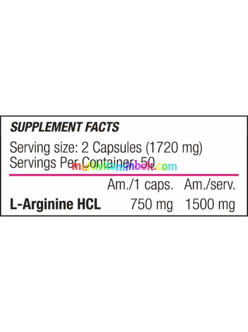 Blade Arginin (nitrogén-oxid fokozó aminosav, 100 kapszula)