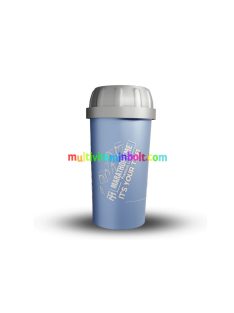   Shaker kék - ezüst kupakkal 350 ml - the nature - marathontime