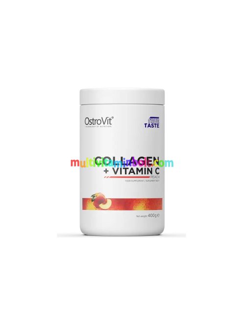 Kollagén + C-vitamin - őszibarack - 400 g - OstroVit