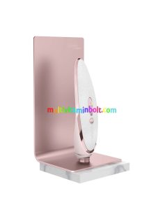   Satisfyer Luxury Pret-a-porter - vibráló csiklóizgató (fehér-rózsaarany)