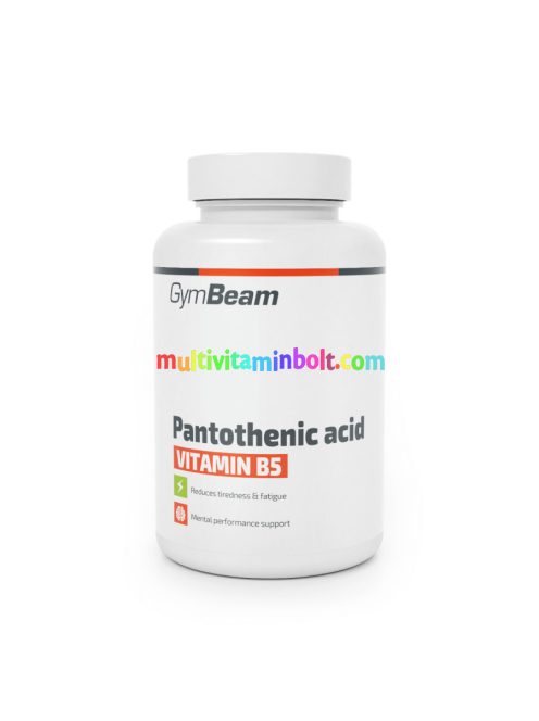 Pantoténsav (B5-vitamin) - 60 kapszula - GymBeam