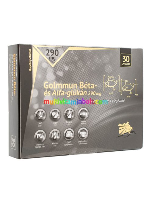 GoIMMUN Béta- és Alfa-glükán 290 mg (30db) - Napfényvitamin