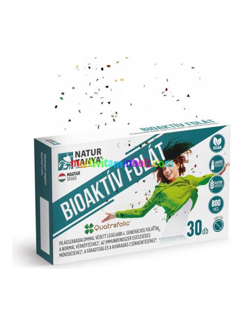 Bioaktív folát - 30 tabletta - Natur Tanya