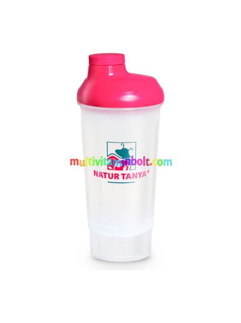 Kulacs és shaker, alsó tárolórésszel BPA-mentes - 500 ml - Natur Tanya