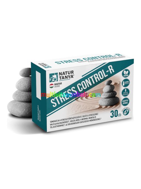 Stress Control-R - Adaptogén gyógynövényekkel támogatja a stressztűrő képességet - 30 kapszula - Natur Tanya