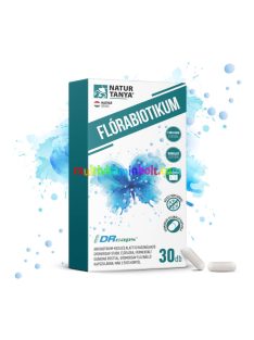  FLÓRABIOTIKUM - probiotikum és fermentált prebiotikum a bélmikrobiom egyensúlyához - 30 kapszula - Natur Tanya