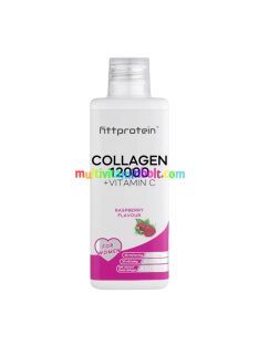 Fittprotein Collagen 12000 +Vitamin C - málna - 450 ml