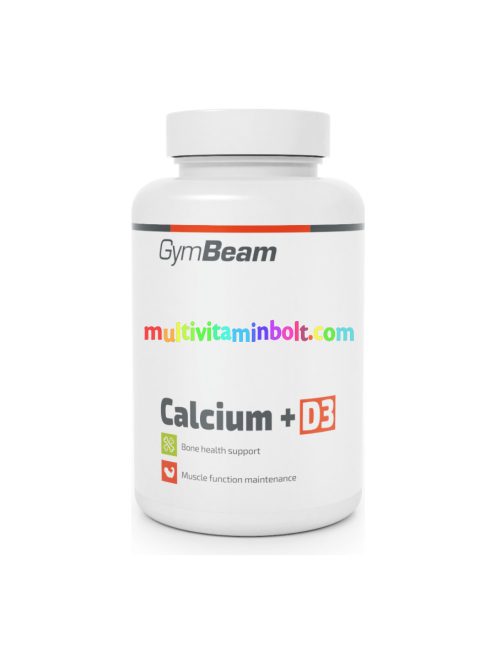 Kalcium + D3-vitamin - 120 kapszula - GymBeam