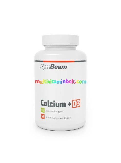 Kalcium + D3-vitamin - 120 kapszula - GymBeam