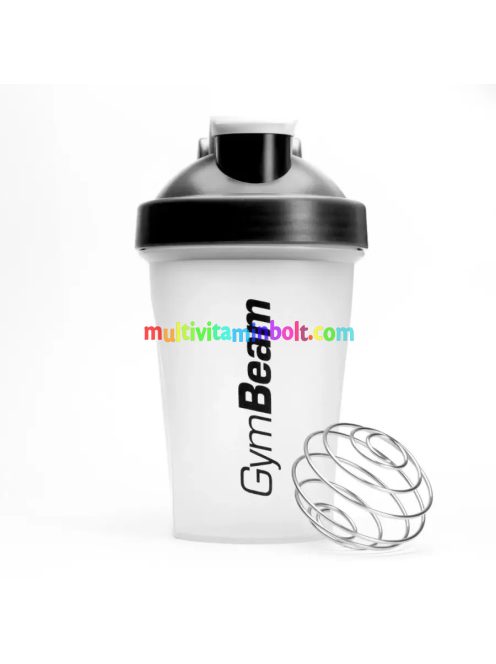 Shaker Blend Bottle átlátszó-fekete 400 ml - GymBeam