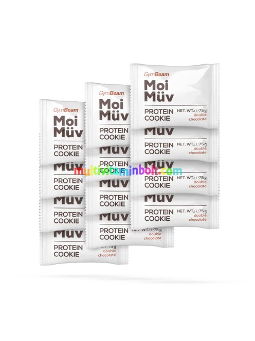 MoiMüv Protein Cookie - 75 g - dupla csokoládé - GymBeam