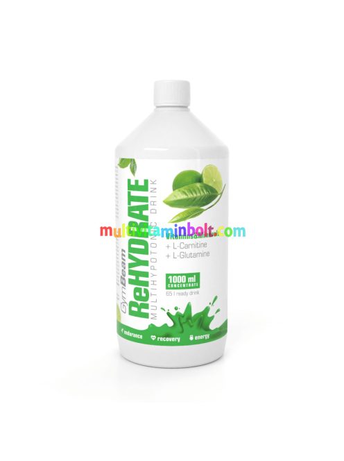 ReHydrate izotóniás ital - 1000 ml - zöld tea-lime - GymBeam