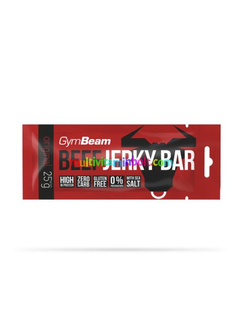 Beef Jerky szárított marhahús szelet - 25 g - eredeti - GymBeam