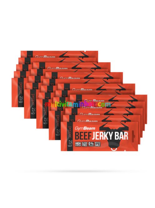 Beef Jerky szárított marhahús szelet - 25 g - fűszeres - GymBeam